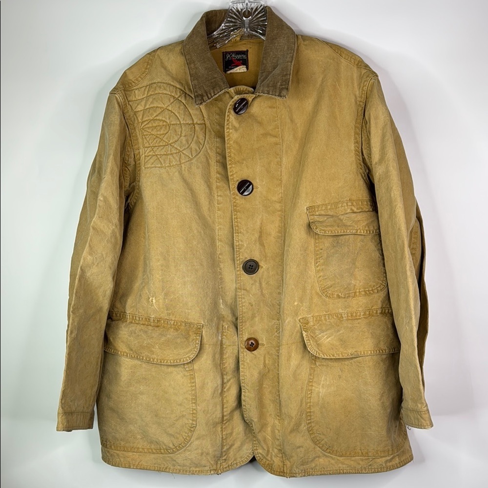 Vintage JC Higgins Sears Khaki Shooting Jacket Size 44